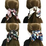 Grand-n-ud-cheveux-anneau-accessoires-cor-en-am-rique-corde-lastique-Vintage-motif-nou-ruban