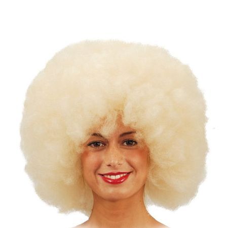 PERRUQUE AFRO BLONDE