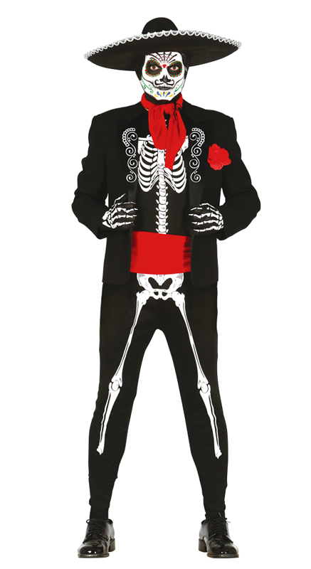Déguisement squelette mexicain - Deguisement adultes/Déguisements ...