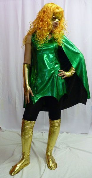 Déguisement Super Héros Femme Vert - Déguisement adultes/Super