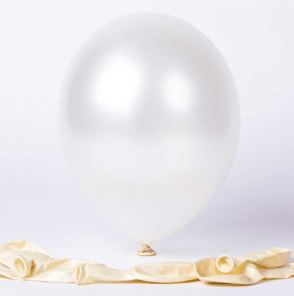 ballon-latex-metal-blanc