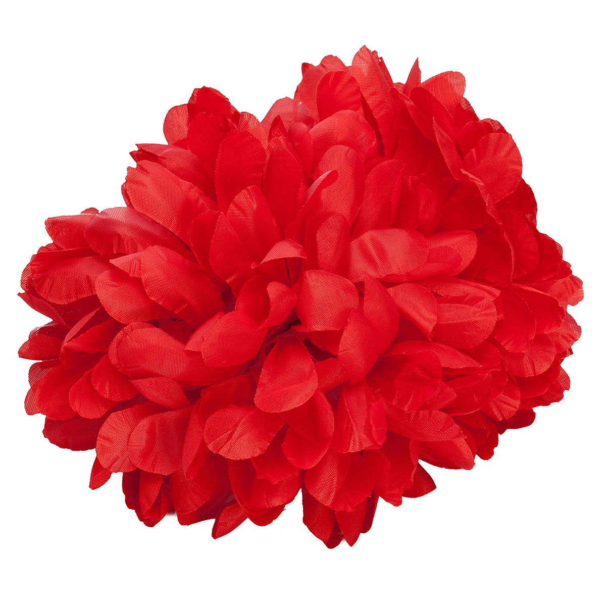 Pince chouchou fleur rouge