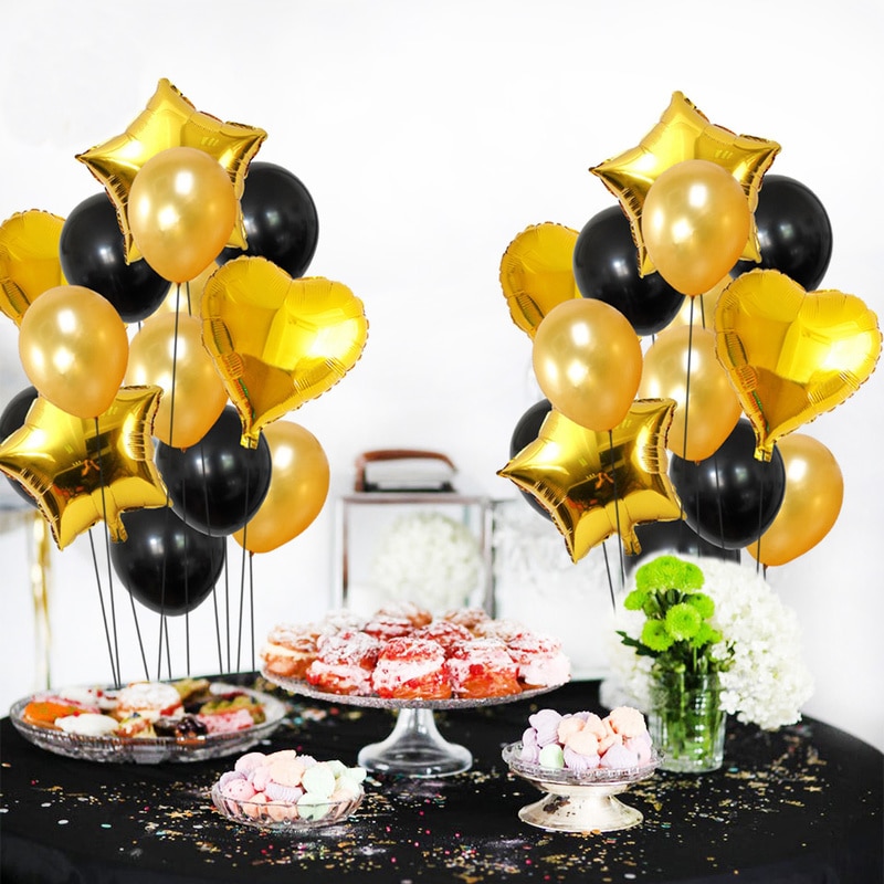 DECORATION BALLON ETOILE OR