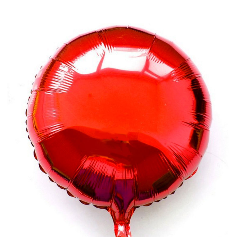 ballon-mylar-rond-rouge