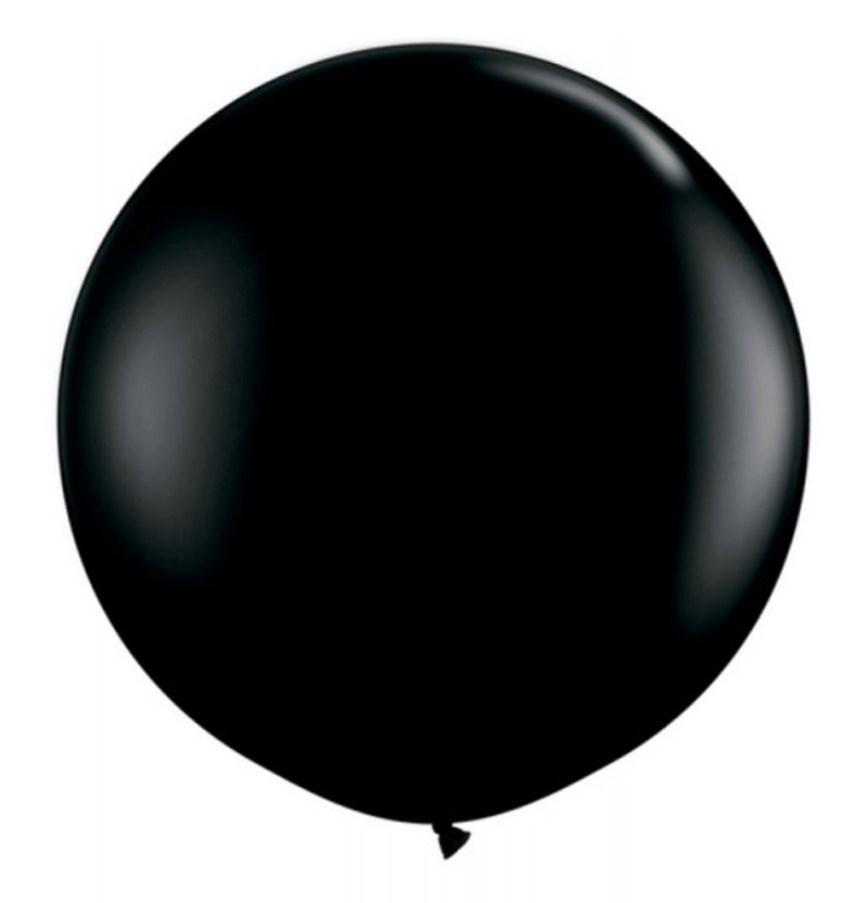 ballon-geant-latex-noir