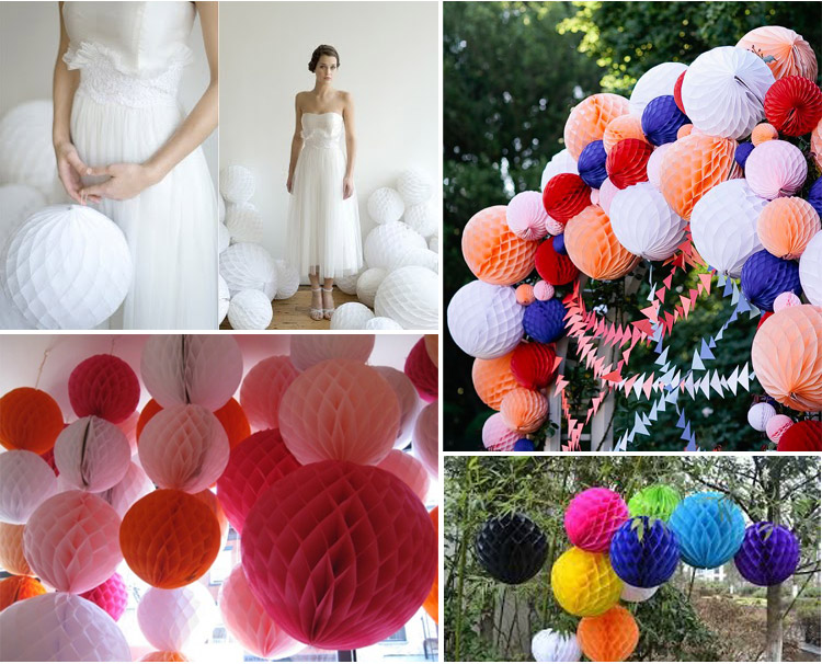 deco boule alveole mariage