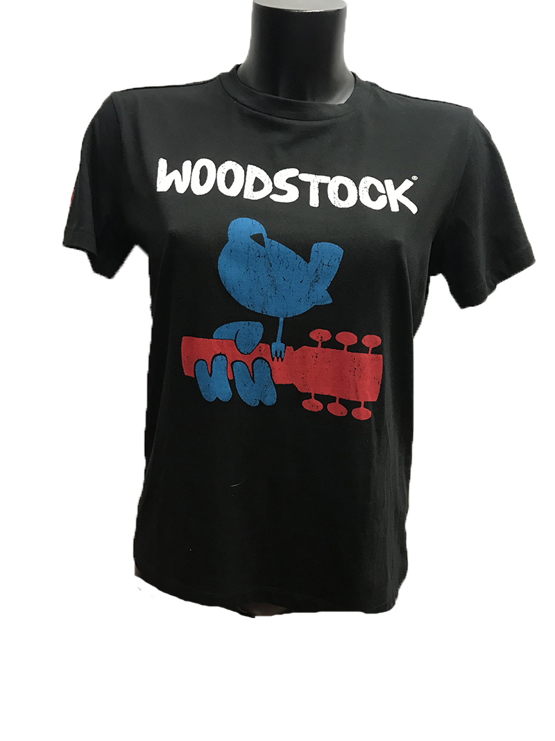 T-shirt-woodstock-noir