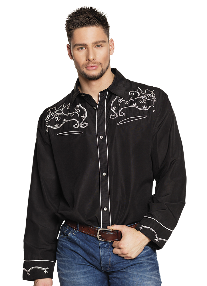 chemise western noire