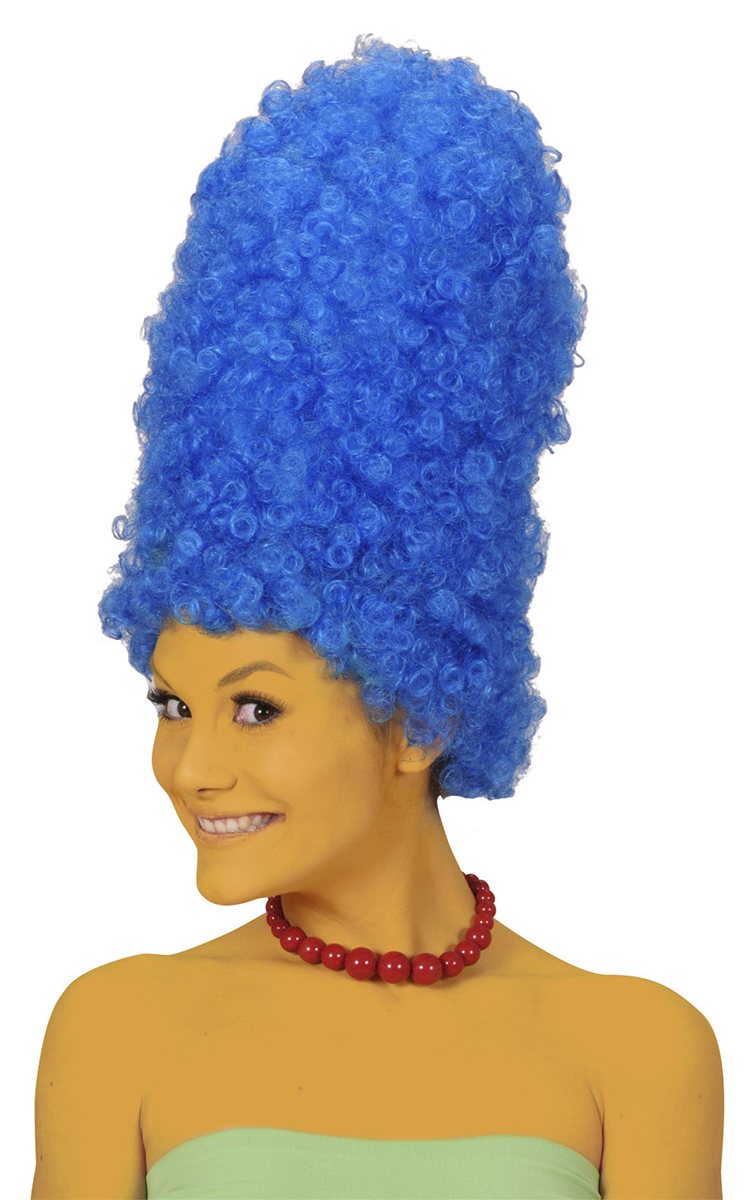 perruque bleue marge simpson