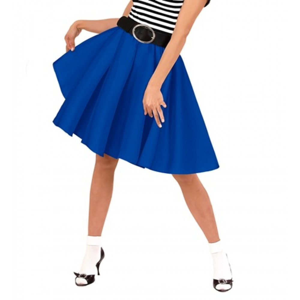 33672 jupe rock n roll bleue