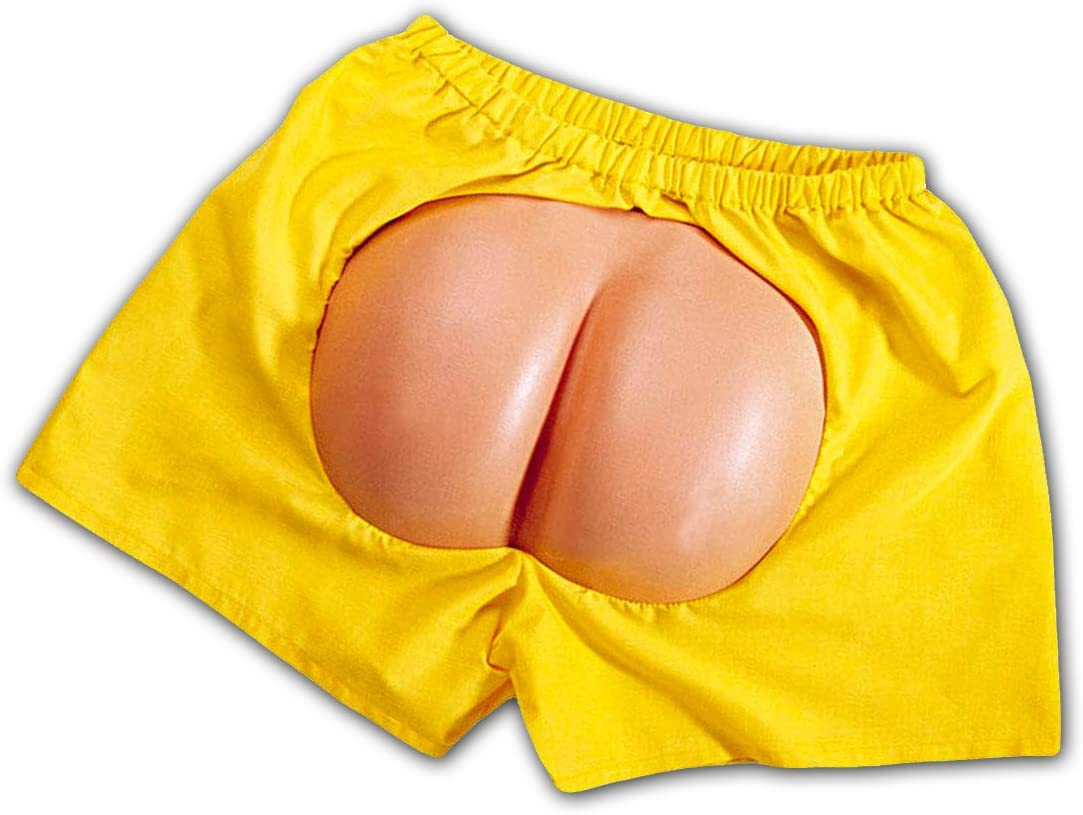 SHORT JAUNE AVEC FESSES 1