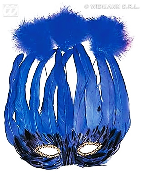 MASQUE PLUMES LIDO BLEU