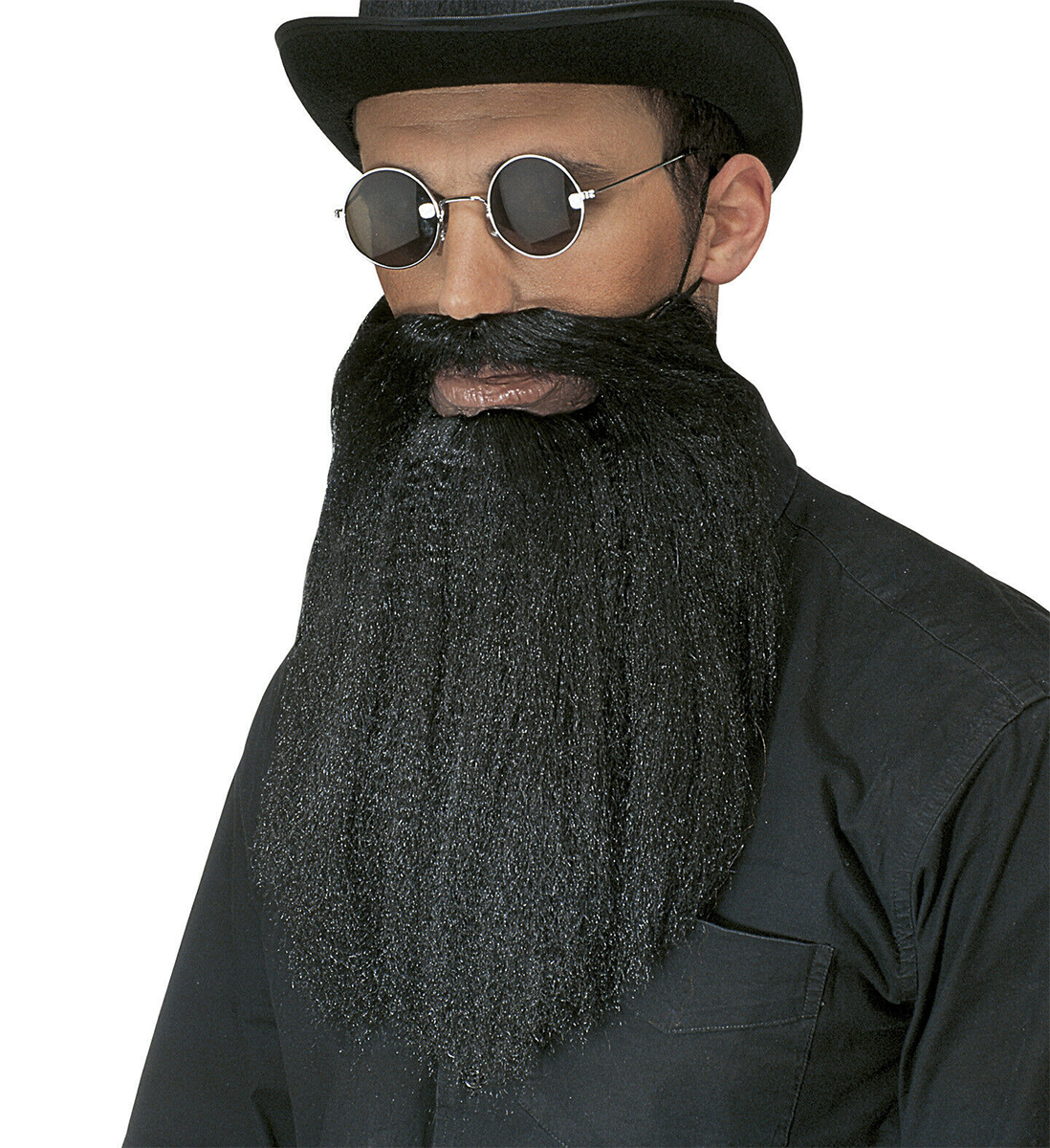 BARBE ET MOUSTACHES NOIRES