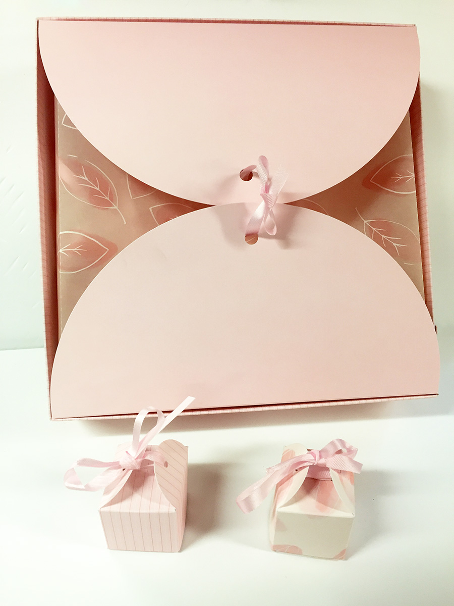 kit boite dragee rose 1