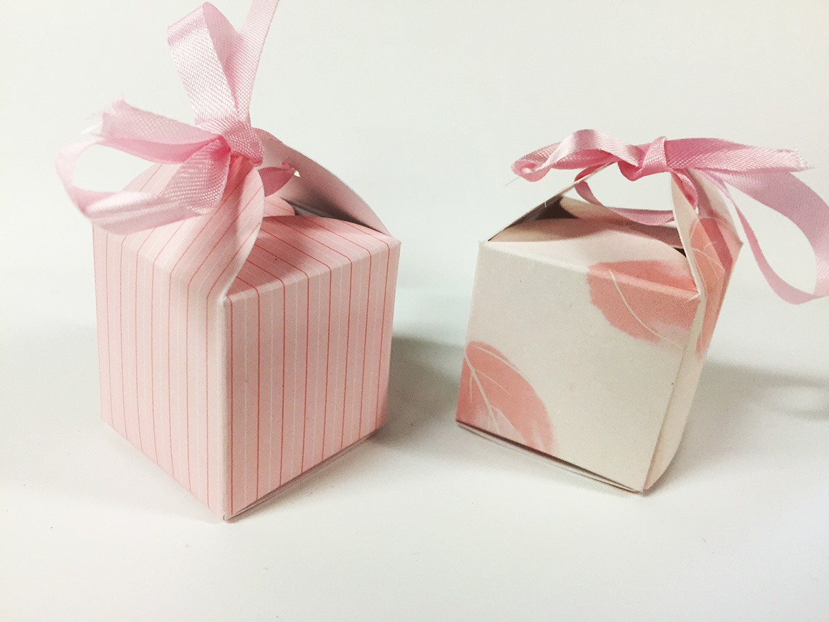 kit boite dragee rose