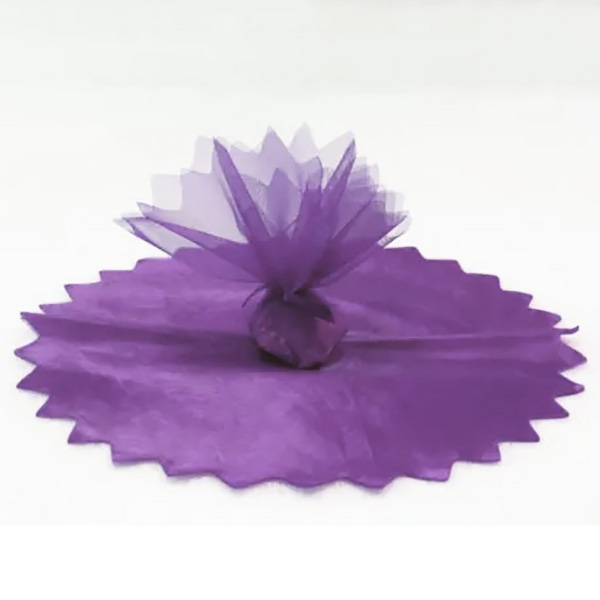 25 tulle cristal lilas