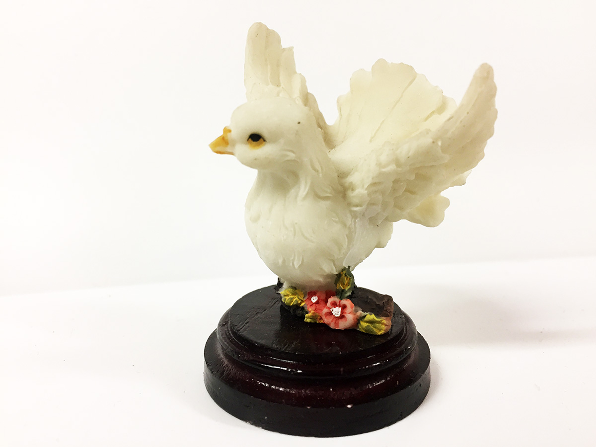 figurine resine colombe 2