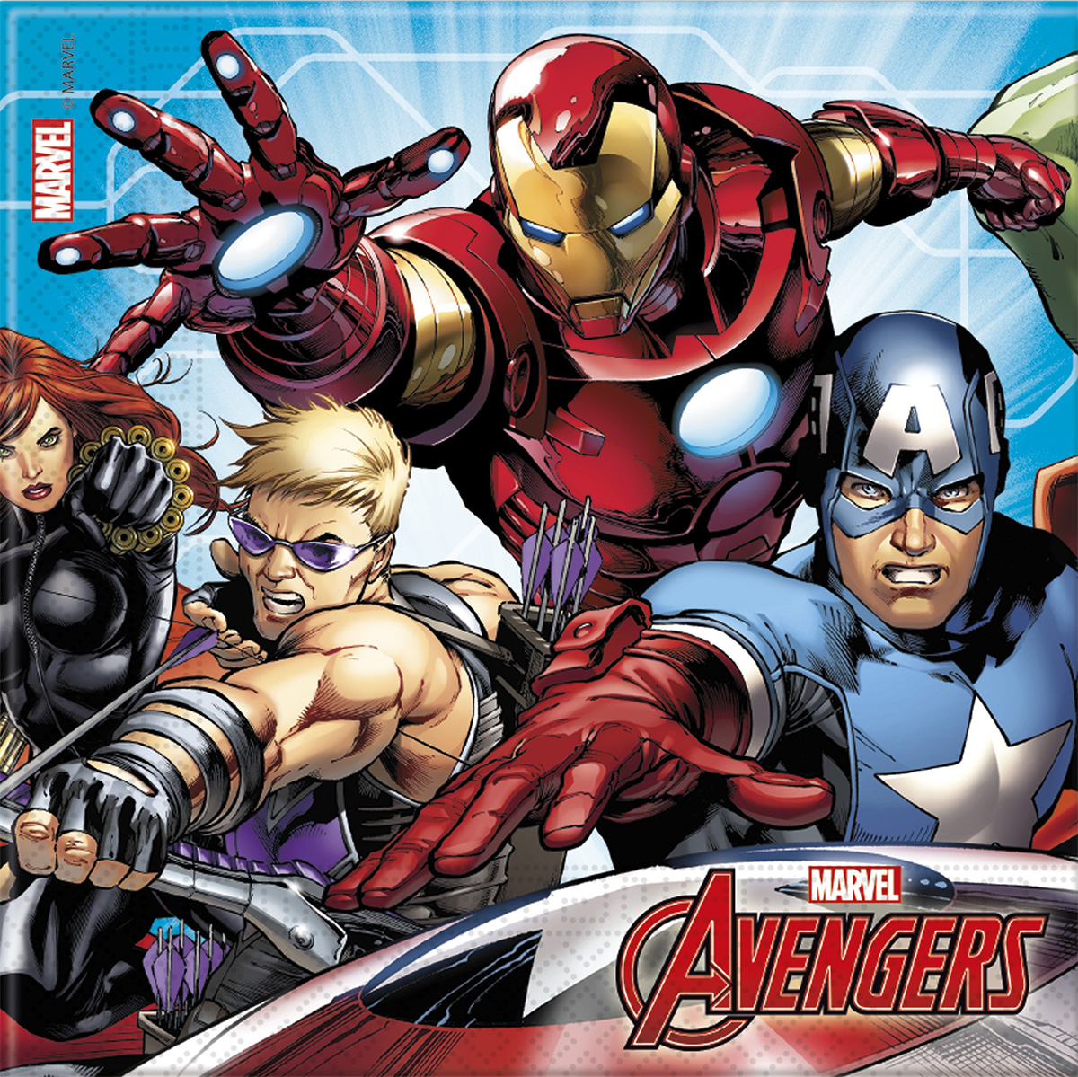 SERVIETTES AVENGERS