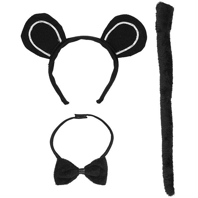 SET SOURIS NOIRE 3 PIECES 1