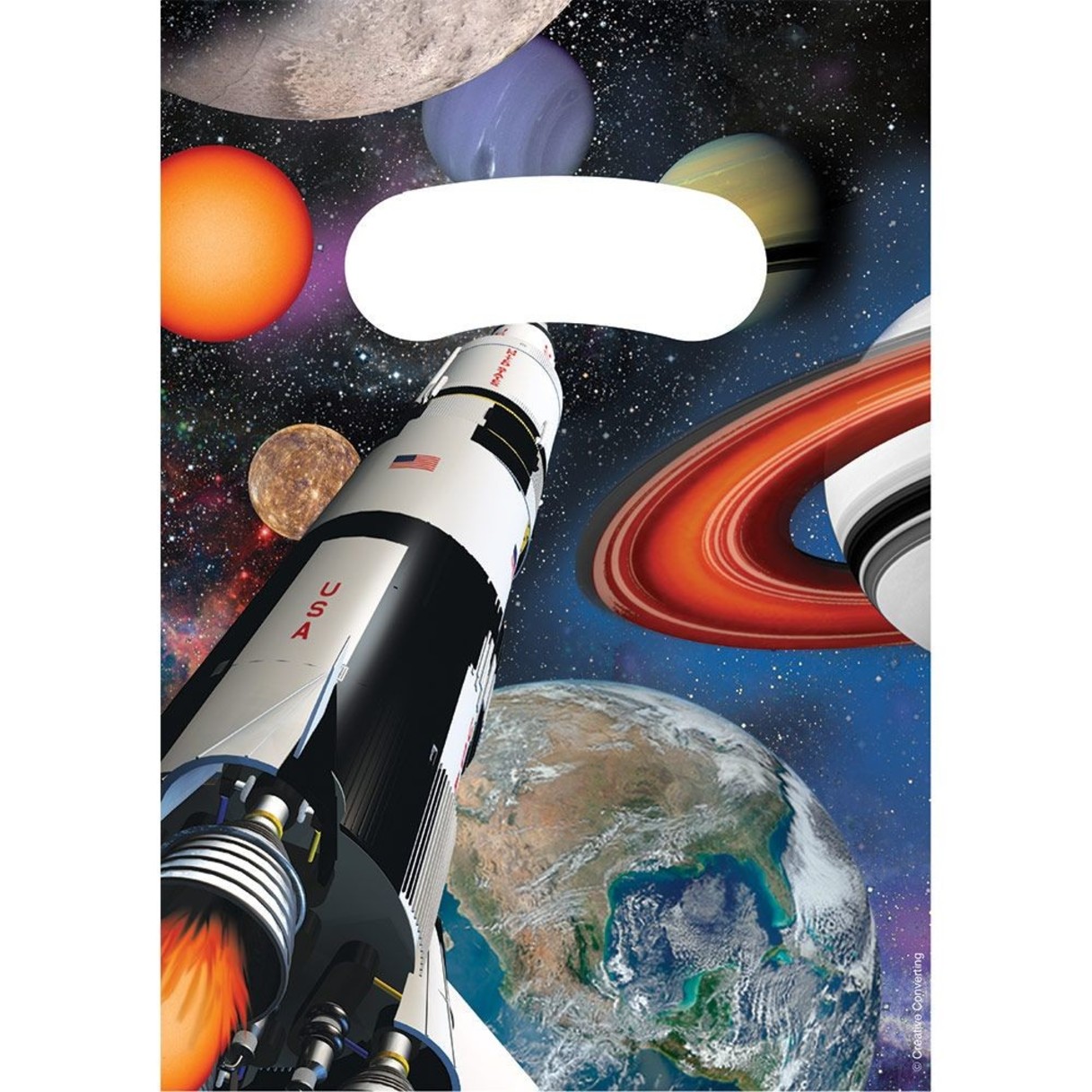 8 sachets surprises espace et fusee