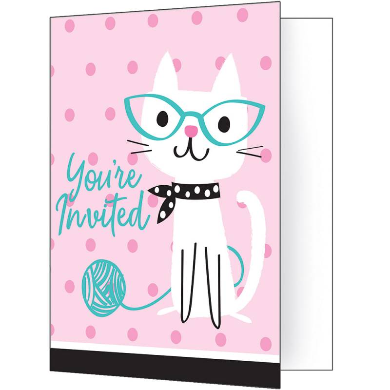 cartes-invitations-avec-enveloppes-anniversaire-chats