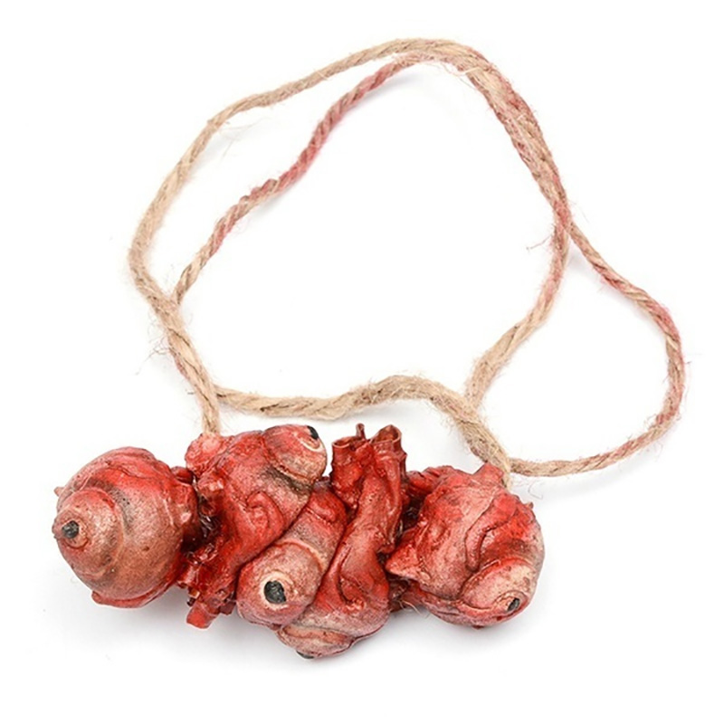 collier halloween yeux arraches 3