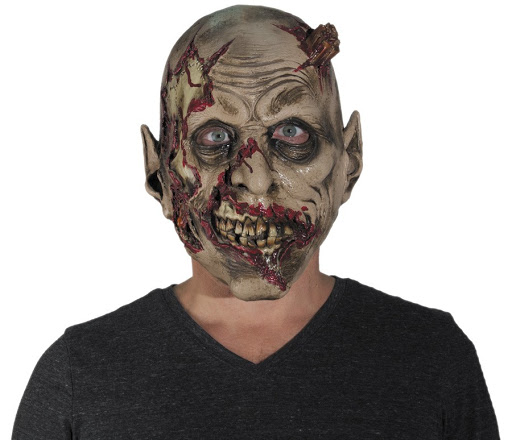 masque zombie en latex