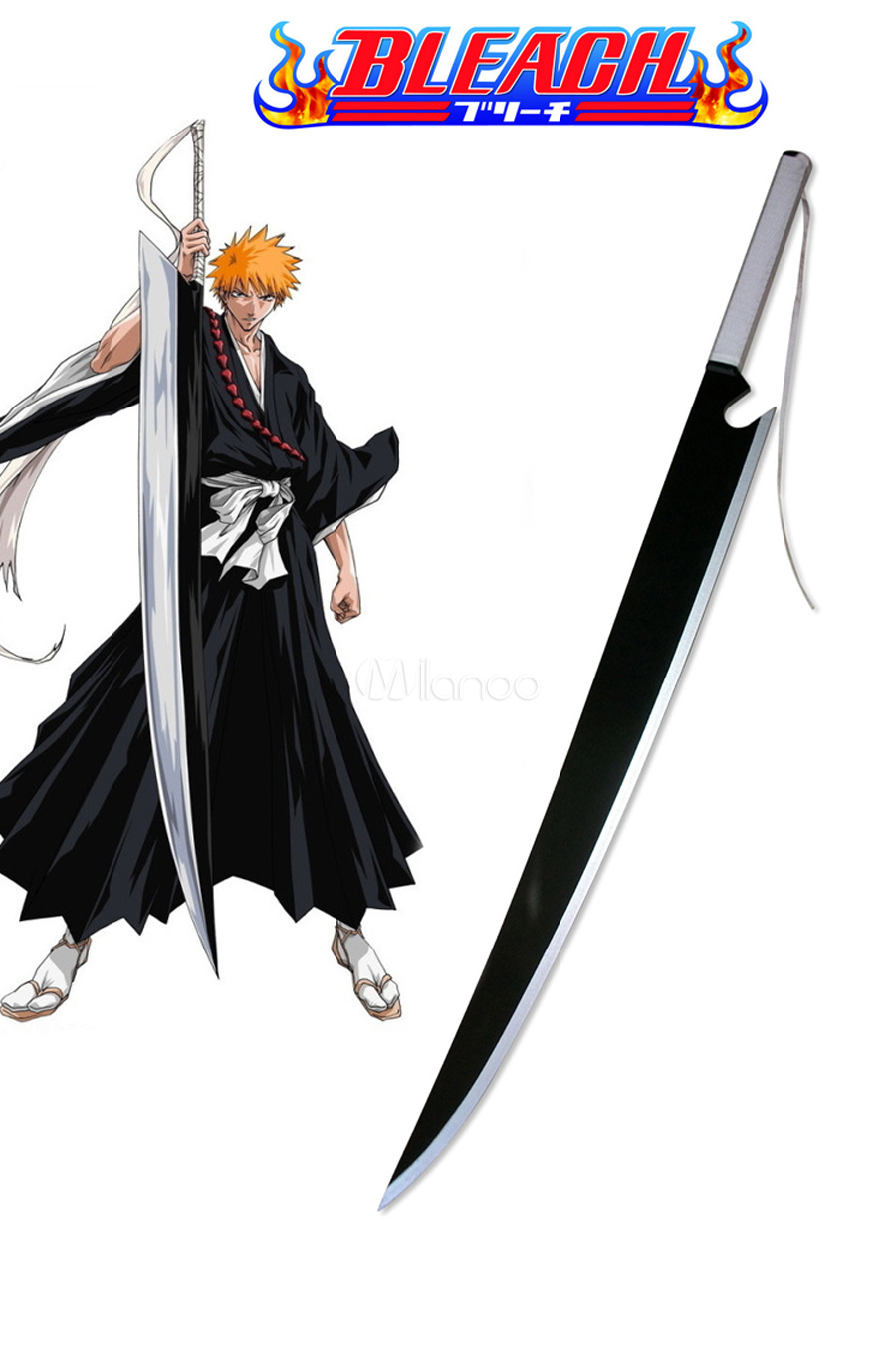 Bleach-Ichigo-Kurosaki-Zanpakutou-Zangetsu-Cosplay-epee