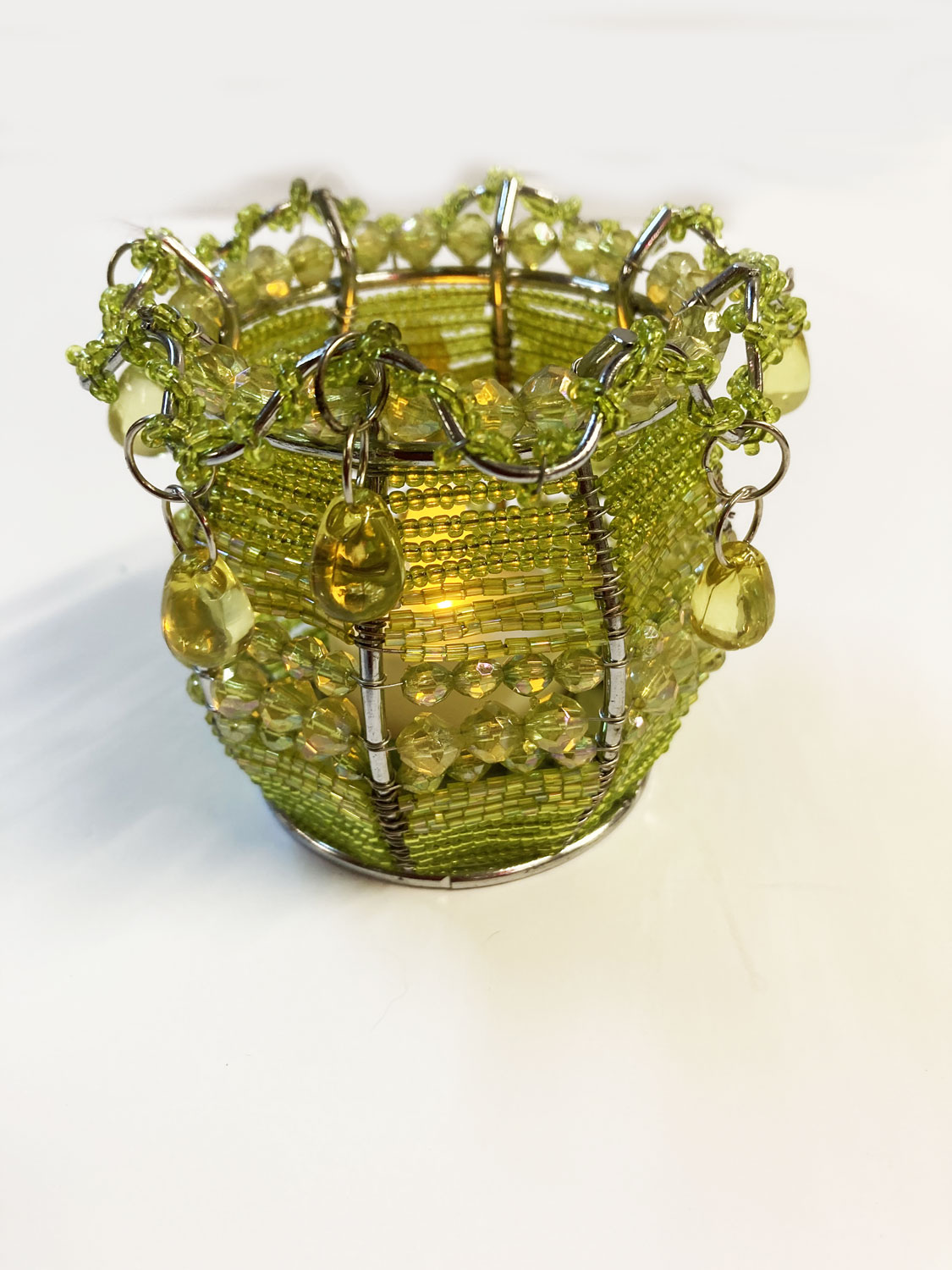 bougeoir-metal-et-perles-vert-1
