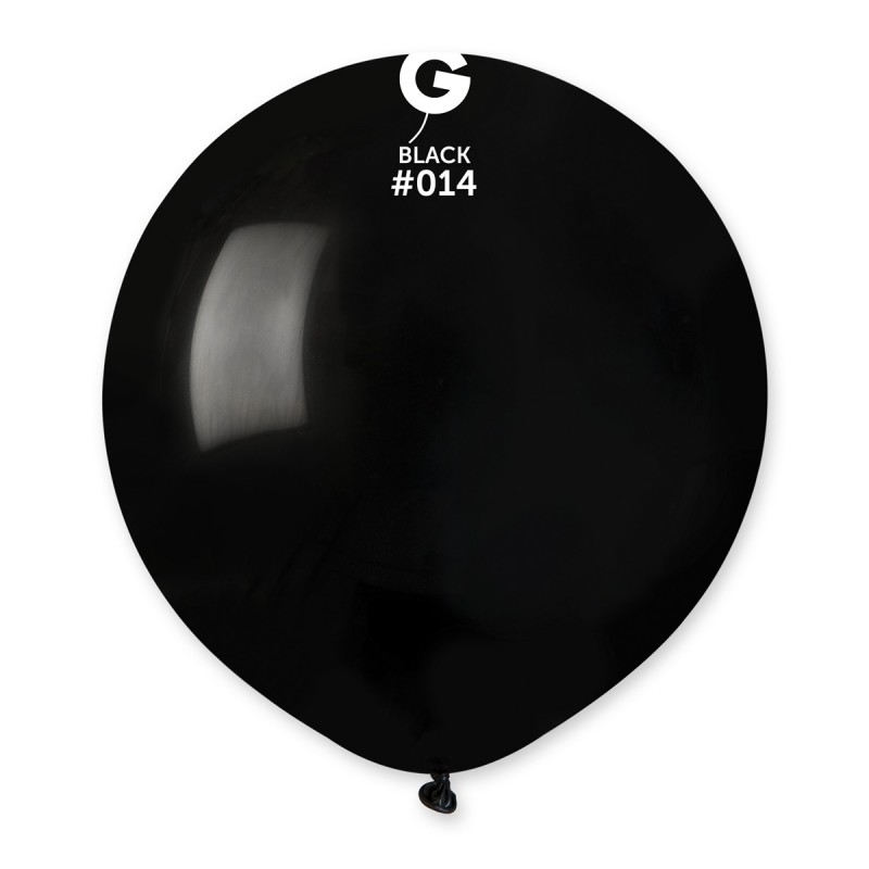 10ballons latex noirs 48 cm gemar