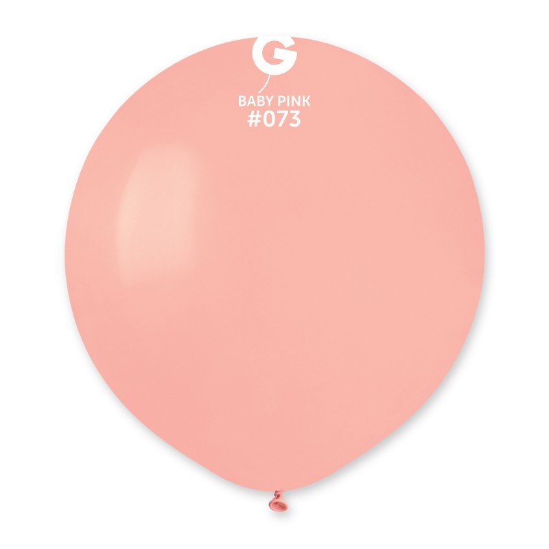 10 ballons latex 48 cm rose bebe gemar
