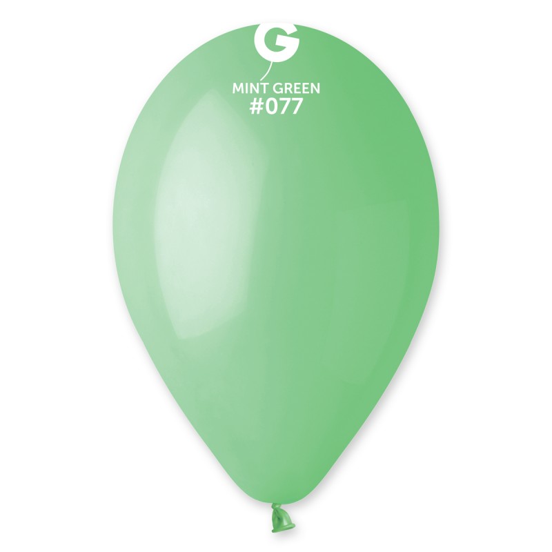 100 ballons latex 30 cm vert menthe