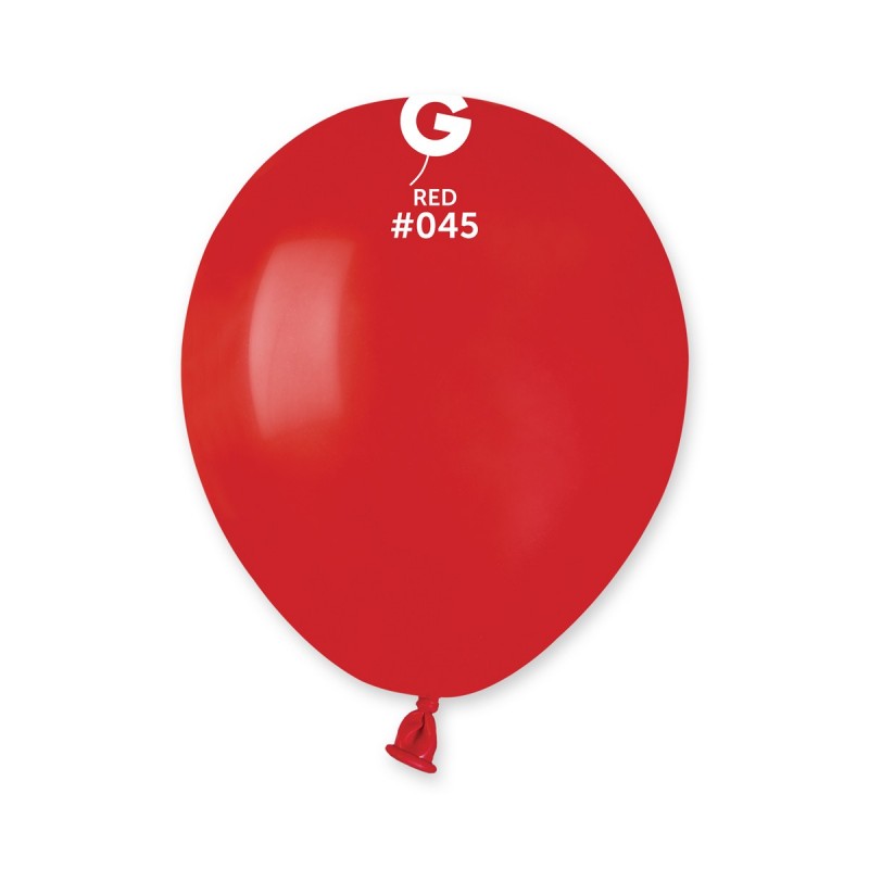 50  ballons latex 13 cm gemar rouge