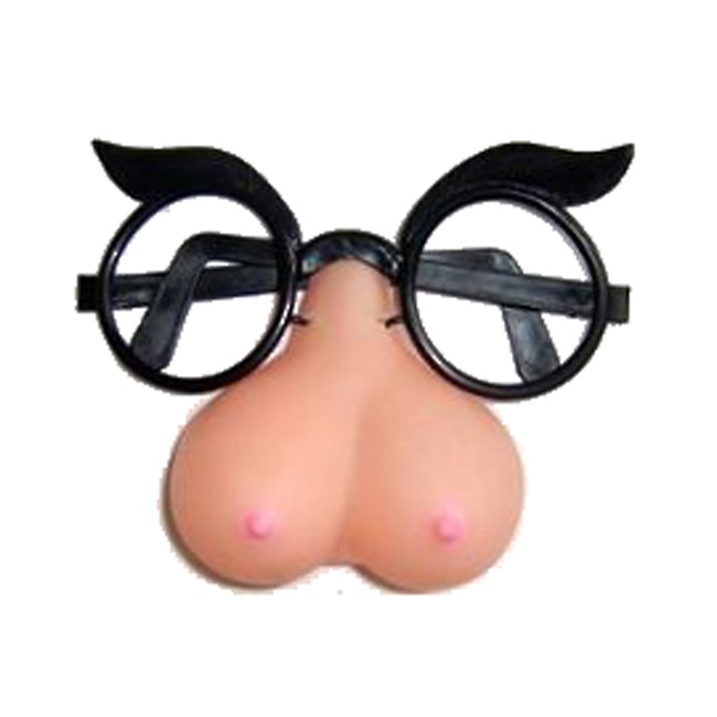 lunettes-sans-verre-avec-seins-en-plastique