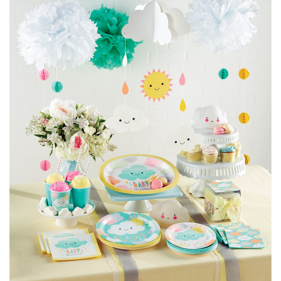 NAPPE BABY SHOWER NUAGES 2