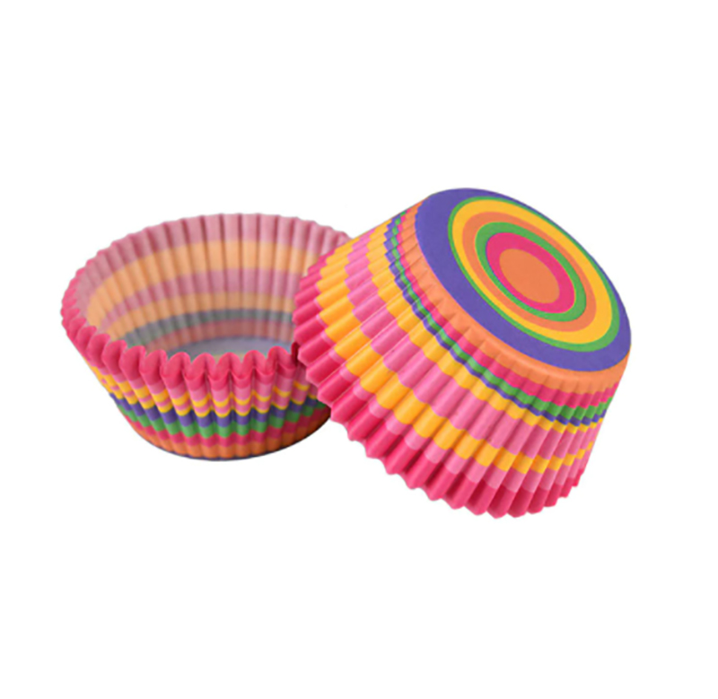 80 mini caissettes à cupcakes - Multicolore - Kiabi - 3.80€