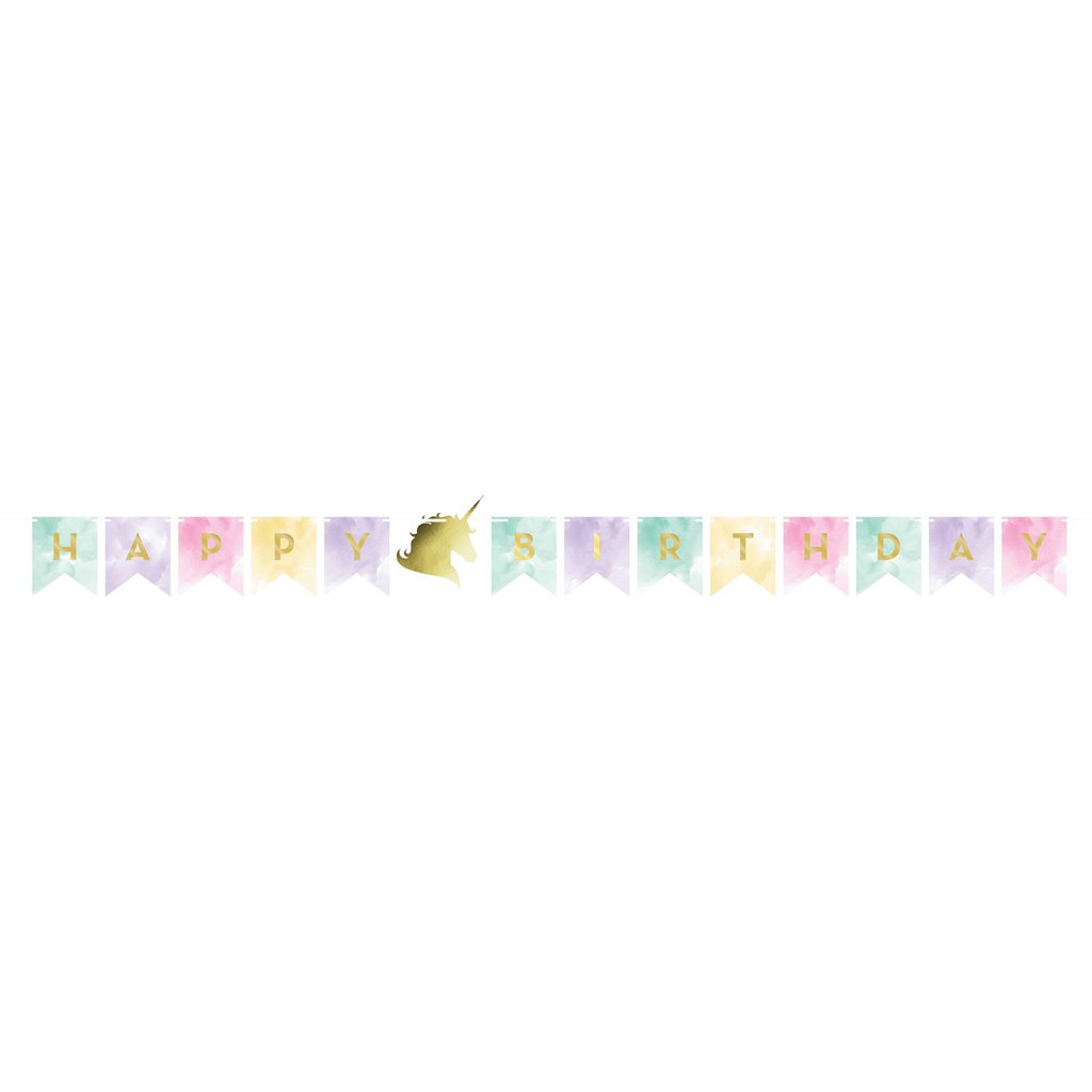guirlande fanions licorne