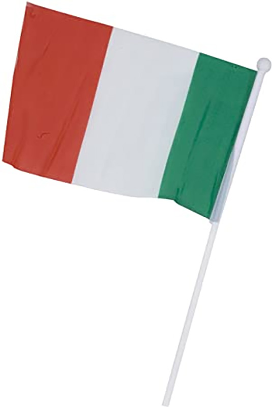 drapeau sur tige italie