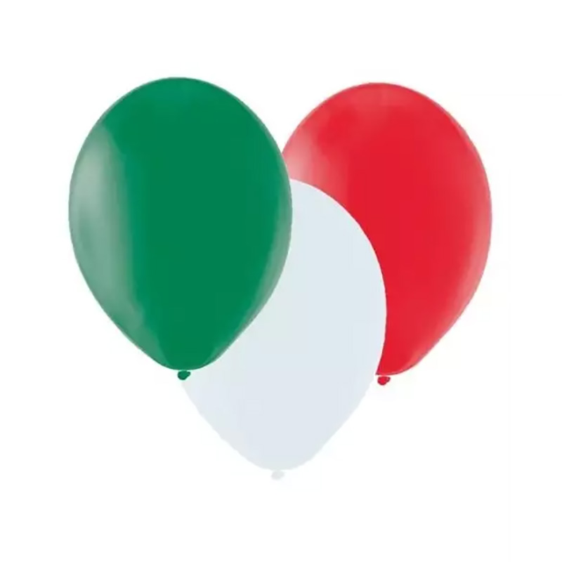 12 ballons latex italie ou mexique