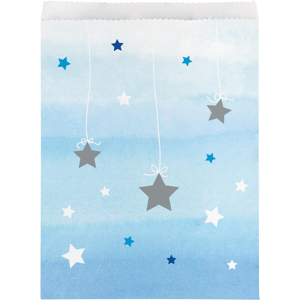 10 sacs friandises bleu little star