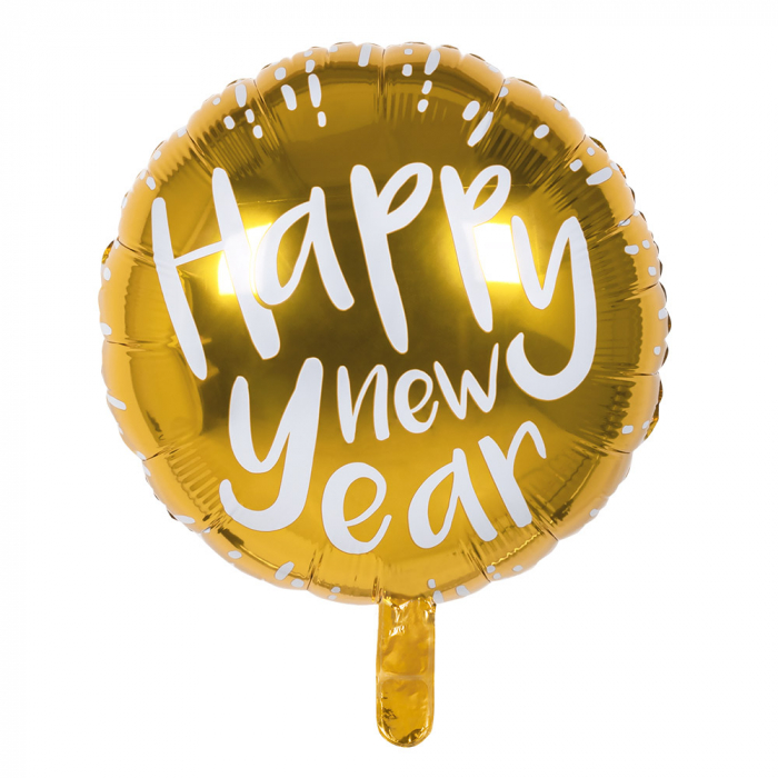 ballon aluminium or happy new year