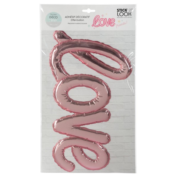 sticker-ballon-love-rose