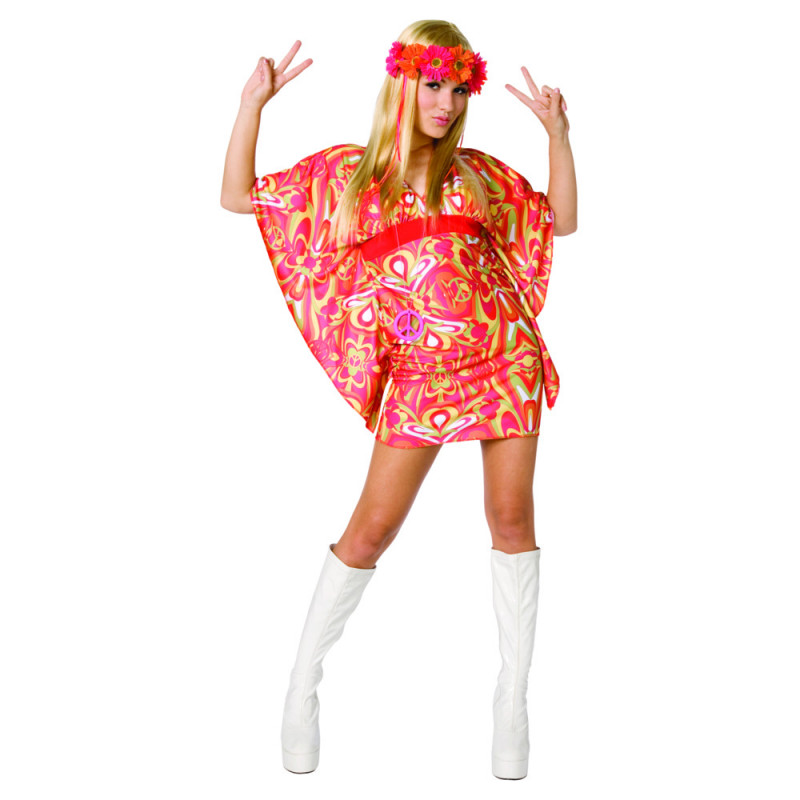 deguisement-femme -hippie-robe