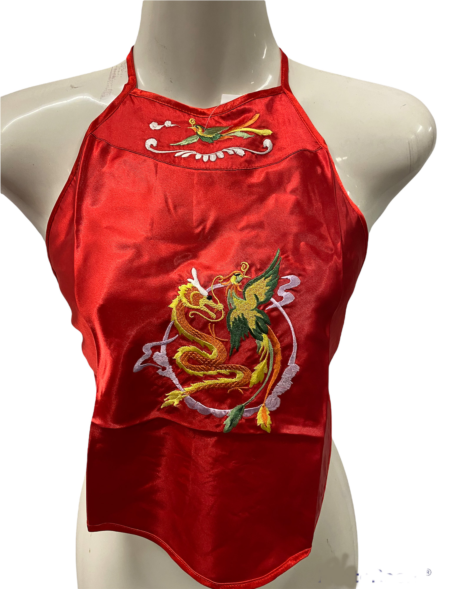top dos nu chinois rouge