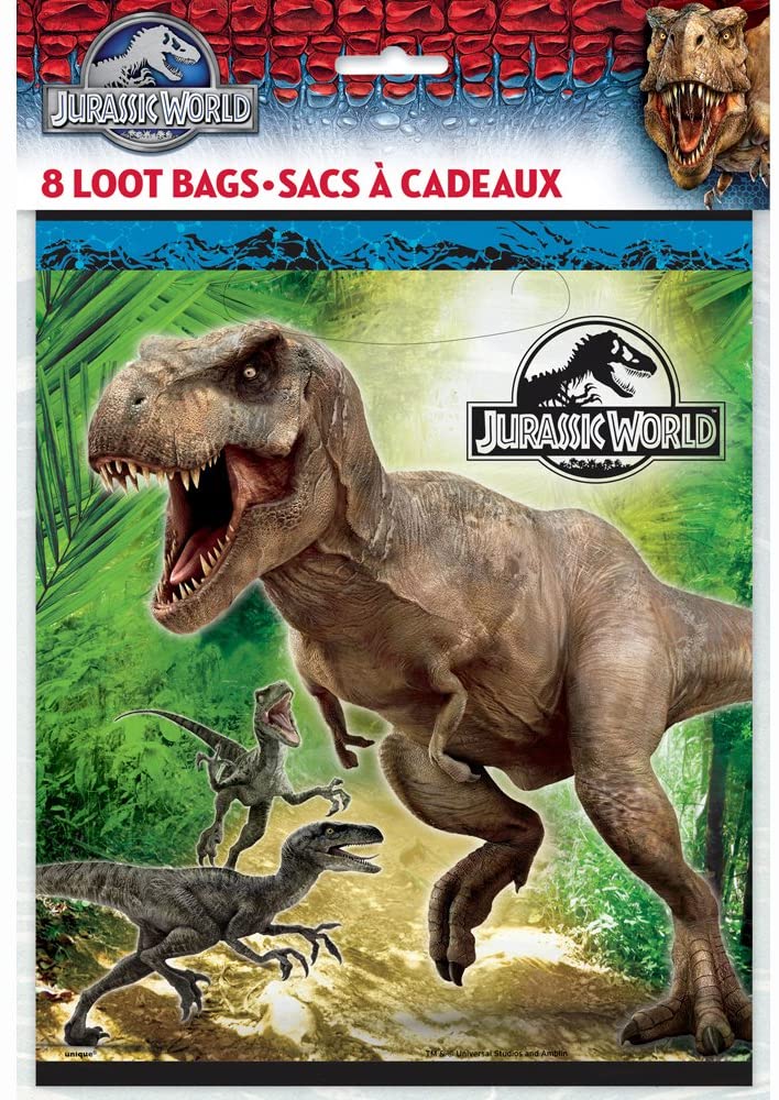 sachets cadeau dinosaures jurassic world
