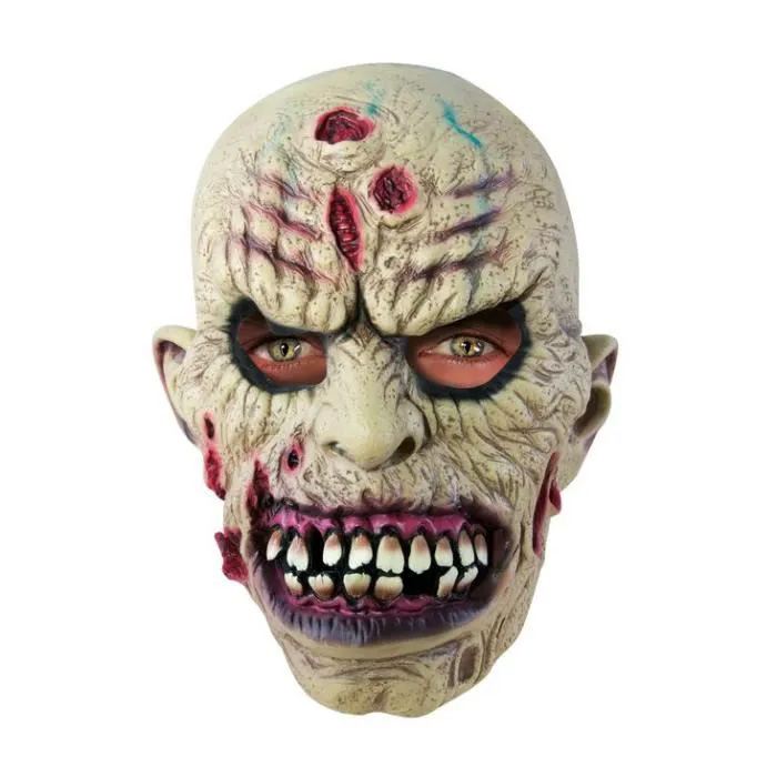 masque latex zombie