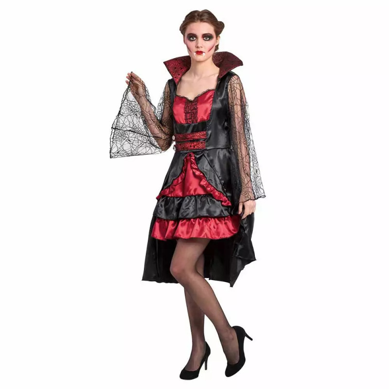 robe-vampire-femme rouge et noire