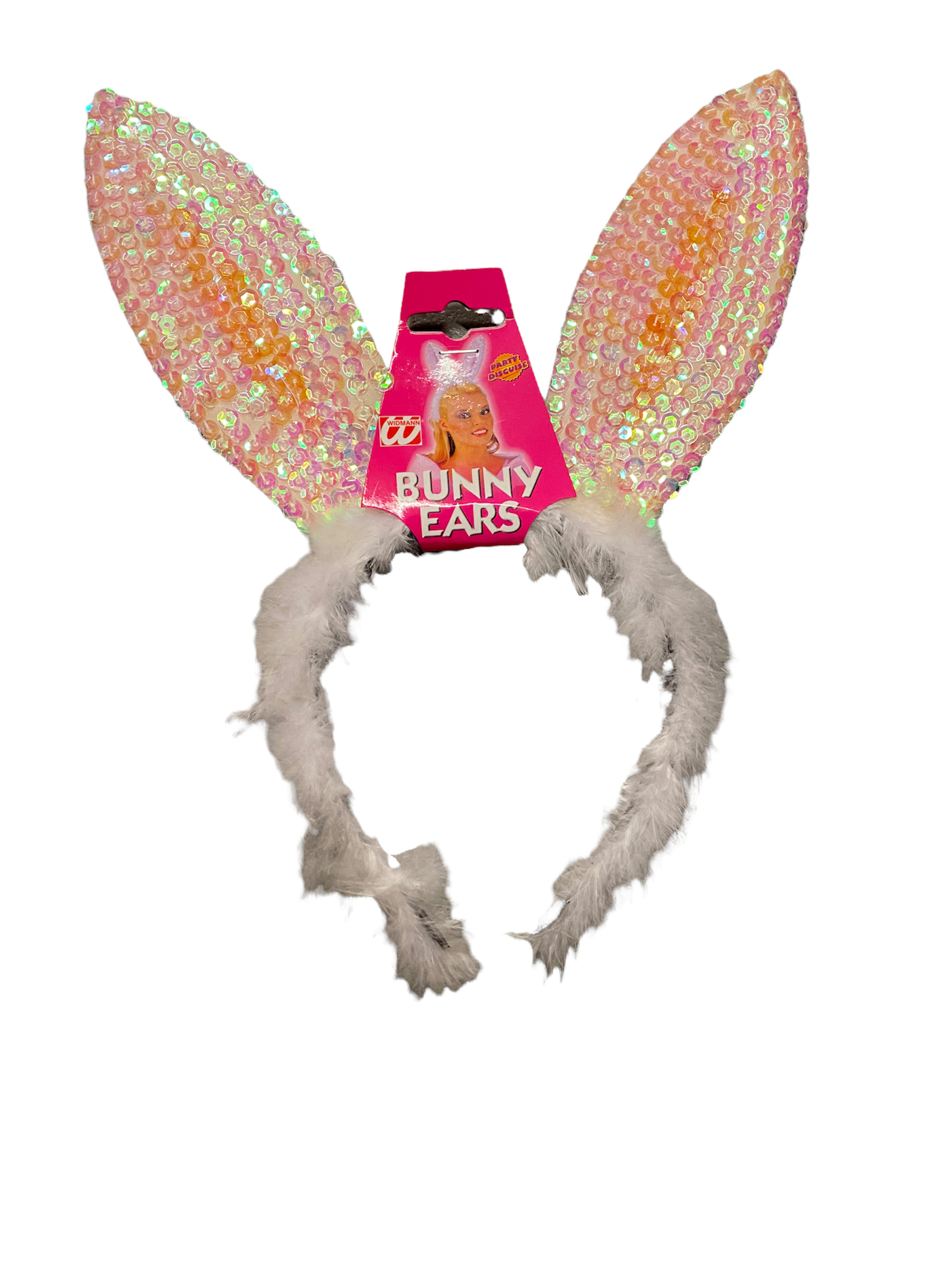 serre tete lapin paillettes irisees