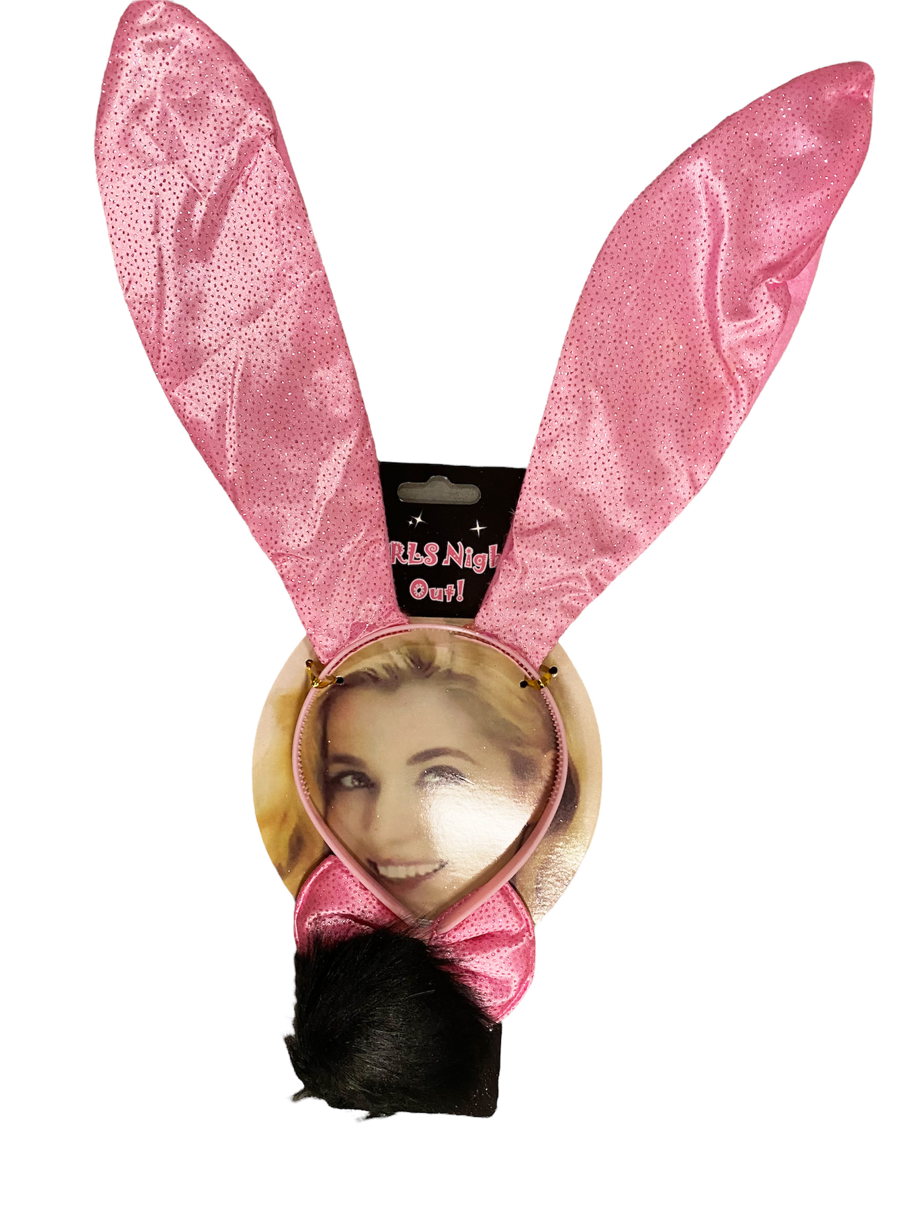 kit lapin rose a paillettes 3 pieces