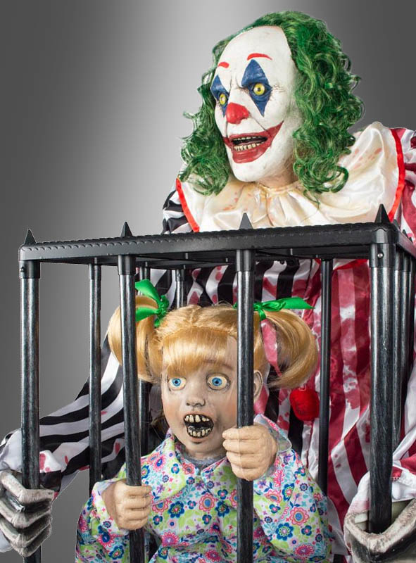 structure animee clown malefique cage enfant 1